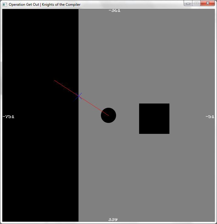 It also works with the borders of the level